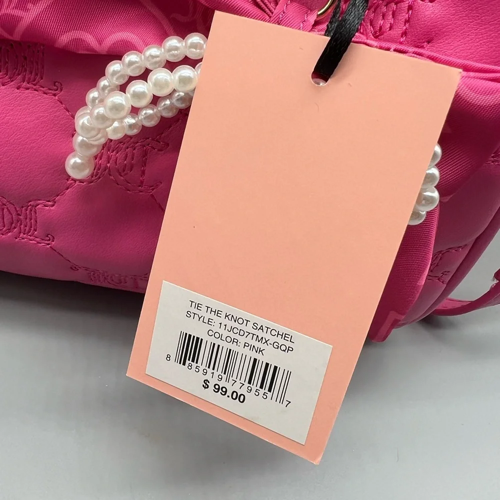 Juicy couture tie the knot satchel purse